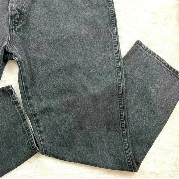 Rustler Vintage Black Super Faded Tapered Rustic Jeans Size 40X32 - Picture 8 of 14